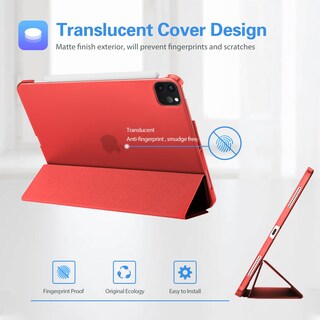 Foto 4 | Foto 4 | Smart Case Procase Para Ipad Pro 12.9 De 6.ª 5.ª 4.ª Y 3.ª Generación Color Rojo - Venta Internacional.