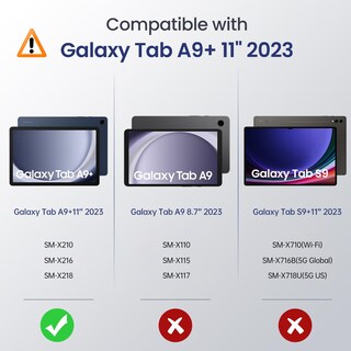 Foto 2 | Foto 2 | Funda Moko Para Samsung Galaxy Tab A9 Plus De 11 Pulgadas 2023 - Azul - Venta Internacional.