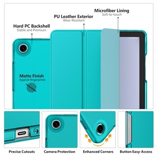 Foto 3 | Foto 3 | Funda Moko Para Samsung Galaxy Tab A9 Plus De 11 Pulgadas 2023 - Azul - Venta Internacional.