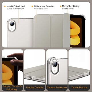 Foto 4 | Foto 4 | Funda Moko Para Ipad Mini 7 (a17 Pro) 8.3 Pulgadas 2024 Ipad Mini 6 8.3 Pulgadas 2021 - Venta Internacional.