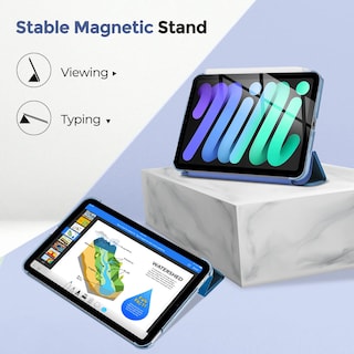 Foto 6 | Foto 6 | Funda Procase Smart Para Ipad Mini 7/6 Gen 8 3 Pulgadas Color Azul - Venta Internacional.