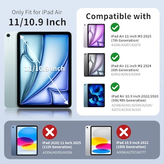Foto 2 | Foto 2 | Funda Moko Para Ipad Air De 11 Pulgadas M3/m2 2025/2024 Air De 5.ª Y 4.ª Generación - Venta Internacional.