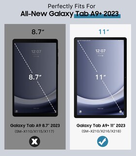 Foto 2 | Foto 2 | Funda Timovo Para Samsung Galaxy Tab A9+ 11'' 2023 Lila - Venta Internacional.