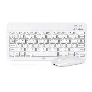 Foto 1 | Foto 1 | Ratón Bluetooth Juego De Teclado Español Eo Safe Imports Esi-20142 Blanco
