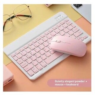 Foto 3 | Foto 3 | Ratón Bluetooth Juego De Teclado Español Eo Safe Imports Esi-20142 Blanco