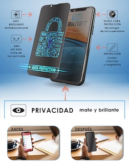 Foto 4 | Foto 4 | Protector de Pantalla Teknet de Privacidad para iPhone 15 Pro Max con Aplicador