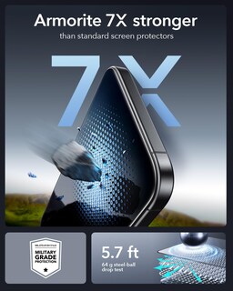 Foto 6 | Foto 6 | Protector De Pantalla Esr Glass 9h+ Para Iphone 15 Pro Privacy, Paquete De 3 - Venta Internacional.