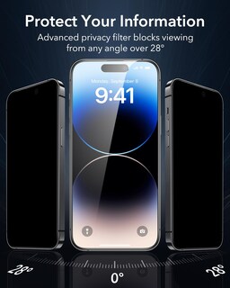 Foto 3 | Foto 3 | Protector De Pantalla Esr Glass 9h+ Para Iphone 14 Pro Max (paquete De 3) - Venta Internacional.