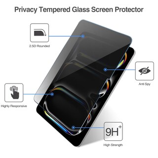 Foto 4 | Foto 4 | Protector De Pantalla De Privacidad Procase Para Ipad Pro 11 5.ª Generación - Venta Internacional.
