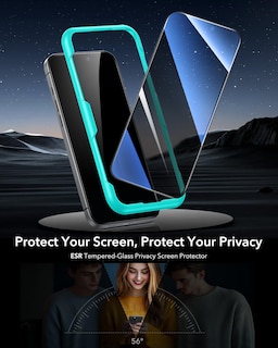 Foto 2 | Foto 2 | Protector De Pantalla De Privacidad Esr Para Iphone 16/15, Paquete De 3 - Venta Internacional.