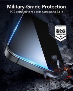 Foto 6 | Foto 6 | Protector De Pantalla De Privacidad Esr Para Iphone 16/15 (paquete De 3) - Venta Internacional.