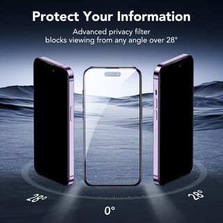 Foto 3 | Foto 3 | Protector De Pantalla De Privacidad Esr Para Iphone 14 Pro Max (paquete De 3) - Venta Internacional.