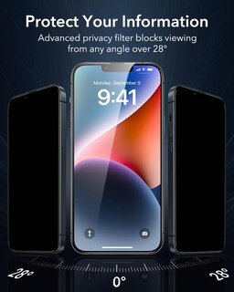 Foto 3 | Foto 3 | Protector De Pantalla De Privacidad Esr Para Iphone 16e/se 4/14/13/13 Pro - Venta Internacional.