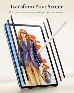 Foto 3 | Foto 3 | Protector De Pantalla Esr Paper-feel Magnetic Para Ipad Air 5/4 10.9 Pulgadas - Venta Internacional.