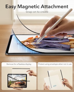 Foto 4 | Foto 4 | Protector De Pantalla Esr Paper-feel Magnetic Para Ipad Air 5/4 10.9 Pulgadas - Venta Internacional.