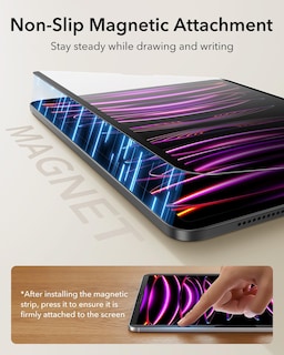 Foto 7 | Foto 7 | Protector De Pantalla Esr Paper-feel Magnetic Para Ipad Pro 12,9'' - Venta Internacional.