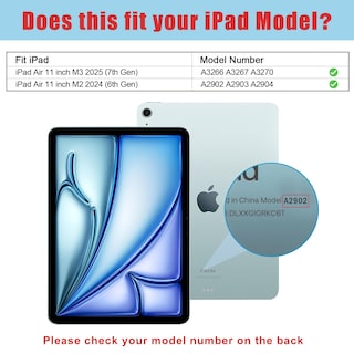 Foto 3 | Foto 3 | Protector De Pantalla Y Lente De Cámara Para Ipad Air 11'' 7.ª Generación - Venta Internacional.