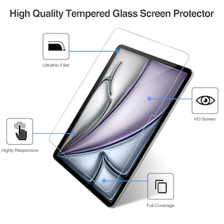 Foto 6 | Foto 6 | Protector De Pantalla Y Lente De Cámara Para Ipad Air 11'' 7.ª Generación - Venta Internacional.