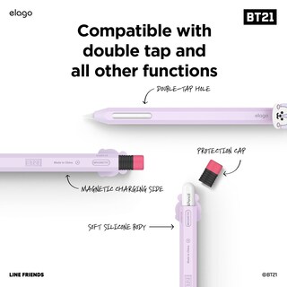Foto 5 | Foto 5 | Estuche Para Lápices Elago L Bt21 Compatible Con Apple Pencil Pro Y - Venta Internacional.