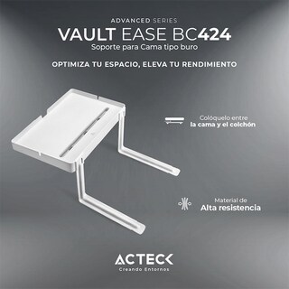 Foto 2 | Foto 2 | Soporte de Cama para Tablet Acteck Vault Ease Ajustable Hasta 20 cm Blanco