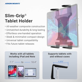 Foto 3 | Foto 3 | Soporte Para Tabletas Arkon Con Soporte De Pinza Para Ipad Y Samsung - Venta Internacional.