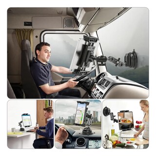 Foto 2 | Foto 2 | Soporte Pared Ajustable Tablet Ipad Para Cocina Escritorio Eo Safe Imports Esi-19626 Negro