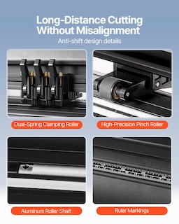 Foto 5 | Foto 5 | Cortadora De Vinilo Vevor Mejorada De 28 Cm Con Accesorios - Venta Internacional.