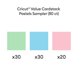 Foto 2 | Foto 2 | Sampler Cricut Value Pastels De Cartulina, 80 Hojas, 21,6 X 27,9 Cm - Venta Internacional.