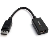 Adaptador de Video Startech Displayport 1.2 Macho Hdmi Hembra 1080p color Negro