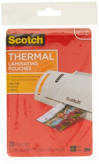 Foto 1 | Foto 1 | Bolsas Laminadoras Scotch De 5 Mm, 110 X 160 Mm, Transparente Brillante, Paquete De 20 - Venta Internacional.