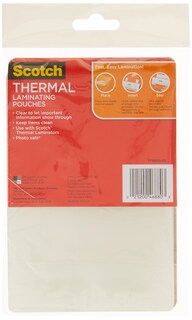 Foto 2 | Foto 2 | Bolsas Laminadoras Scotch De 5 Mm, 110 X 160 Mm, Transparente Brillante, Paquete De 20 - Venta Internacional.