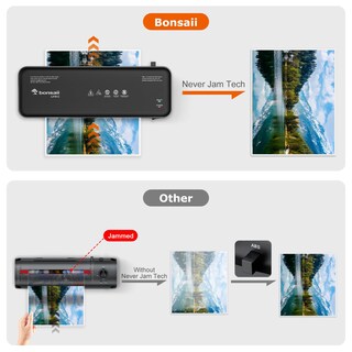 Foto 3 | Foto 3 | Laminador Térmico Laminator Bonsaii A4 De 23 Cm Con Never Jam - Venta Internacional.
