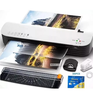 Foto 2 | Foto 2 | Laminadora Enmicadora Térmica/frío/cortador De Papel Con 300 Hojas De Micas Eo Safe Imports Esi-19051 Blanco
