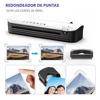 Foto 3 | Foto 3 | Laminadora Enmicadora Térmica/frío/cortador De Papel Con 300 Hojas De Micas Eo Safe Imports Esi-19051 Blanco