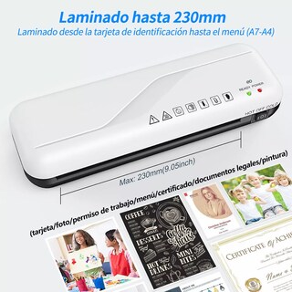 Foto 2 | Foto 2 | Laminadora Enmicadora 4 en 1 con Cortadora Eo Safe Imports Esi-19052 Blanco