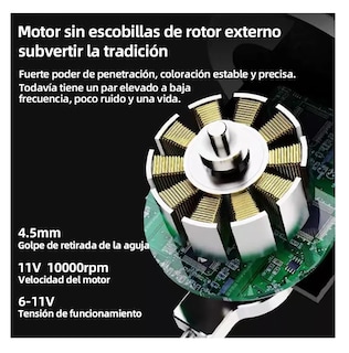 Foto 3 | Foto 3 | Kit Para Tatuar Profesional Máquina Para Tatuar Alta Calidad