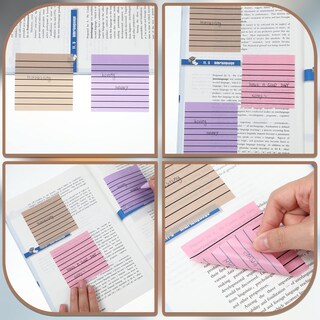 Foto 3 | Foto 3 | Sticky Notes Linder, 24 Unidades, 720 Hojas, 7,6 X 7,6 Cm, Transparente - Venta Internacional.