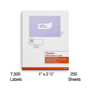 Foto 3 | Foto 3 | Address Labels 479884, 7500 Etiquetas Blancas De 1 X 2.6 Pulgadas - Venta Internacional.