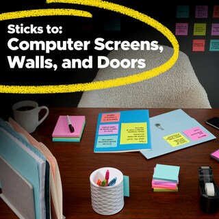 Foto 6 | Foto 6 | Sticky Notes Post-it Super Sticky, 3 X 3 Pulgadas, 6 Blocs, 90 Hojas - Venta Internacional.