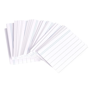 Foto 5 | Foto 5 | Tarjetas De Índice Amazon Basics, Tamaño A8, Rayadas, Blancas (paquete De 1000 Unidades) - Venta Internacional.