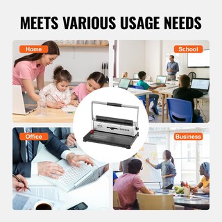 Foto 6 | Foto 6 | Máquina De Encuadernación En Bobina Vevor Para Hacer Libros Manual Con 34 Agujeros - Venta Internacional.