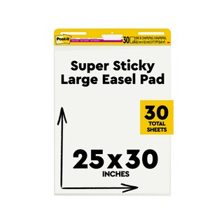 Foto 1 | Foto 1 | Easel Pad Post-it Super Sticky 25 X 30 Cm, 30 Hojas/bloc Blanco - Venta Internacional.