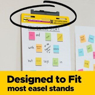 Foto 2 | Foto 2 | Easel Pad Post-it Super Sticky 25 X 30 Cm, 30 Hojas/bloc Blanco - Venta Internacional.