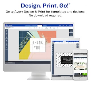 Foto 7 | Foto 7 | Postcards Avery 03380, Color Blanco Mate Texturizado, 120 Tarjetas - Venta Internacional.