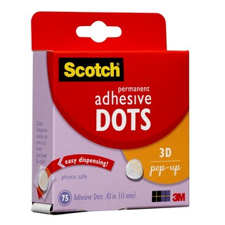 Foto 2 | Foto 2 | Adhesive Dots Scotch Permanent, 75 Unidades, Para Hacer Tarjetas - Venta Internacional.