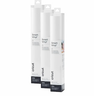 Foto 1 | Foto 1 | Vinyl Cricut Smart Permanent White, Paquete De 3 Rollos De 3 Pies (90 X 91 Cm) - Venta Internacional.