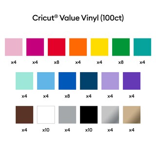 Foto 3 | Foto 3 | Sampler Permanente De Vinilo Cricut Value Con Forma De Arcoíris De 100 Pies, 30,5 Cm X  - Venta Internacional.