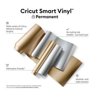Foto 2 | Foto 2 | Champán Metálico Mate Permanente Vinyl Cricut Smart, Paquete De 3 - Venta Internacional.