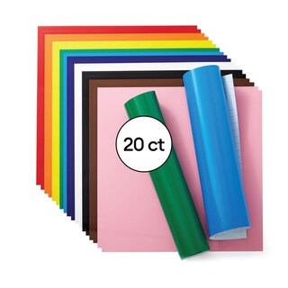 Foto 4 | Foto 4 | Láminas De Vinilo Cricut Permanent Rainbow Sampler, 30 X 30 Cm, Paquete De 20 - Venta Internacional.