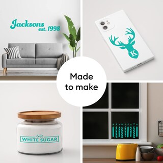 Foto 4 | Foto 4 | Rollos De Vinilo Cricut Removibles De Color Verde Azulado, Paquete De 3 Rollos De 1,2 M Para Manuali - Venta Internacional.